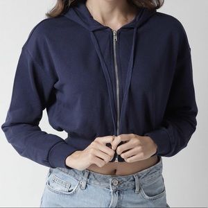 F21 Zip-Up Hoodie